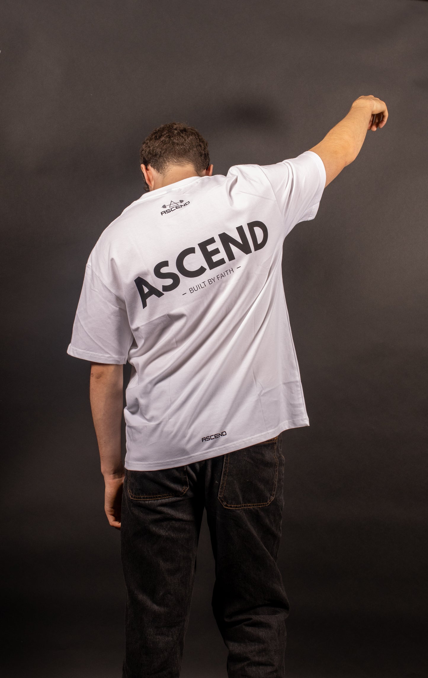 The Ascend Tee white